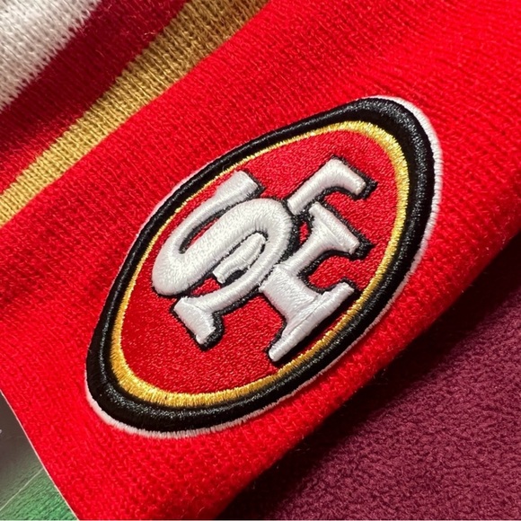 San Francisco 49ers New Era knit pom hat Pom beanie NEW UltraRARE NFL Super Bowl main image 5